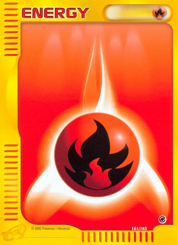 Fire Energy Common Pokemon card #161 from Expedition Base Set