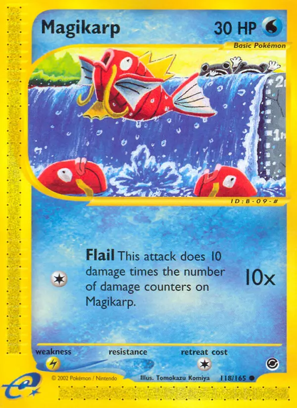 Magikarp Common Pokemon card #118 from Expedition Base Set