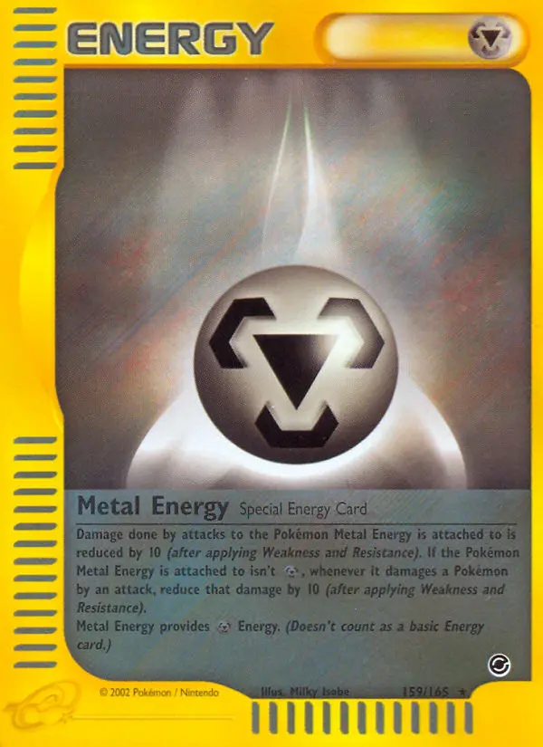 Metal Energy Rare Pokemon card #159 from Expedition Base Set