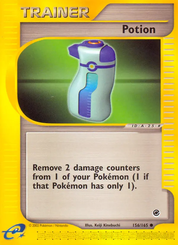 Potion Common Pokemon card #156 from Expedition Base Set