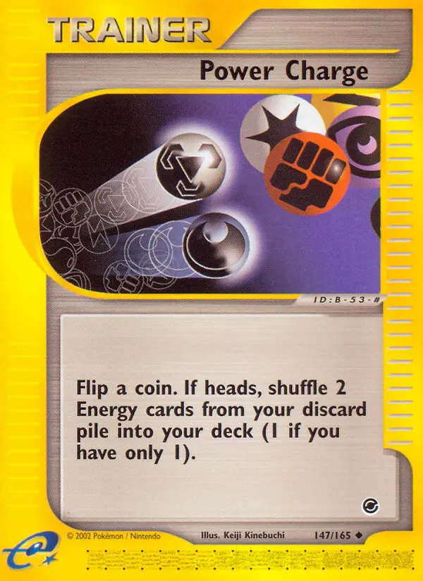 Power Charge Uncommon Pokemon card #147 from Expedition Base Set