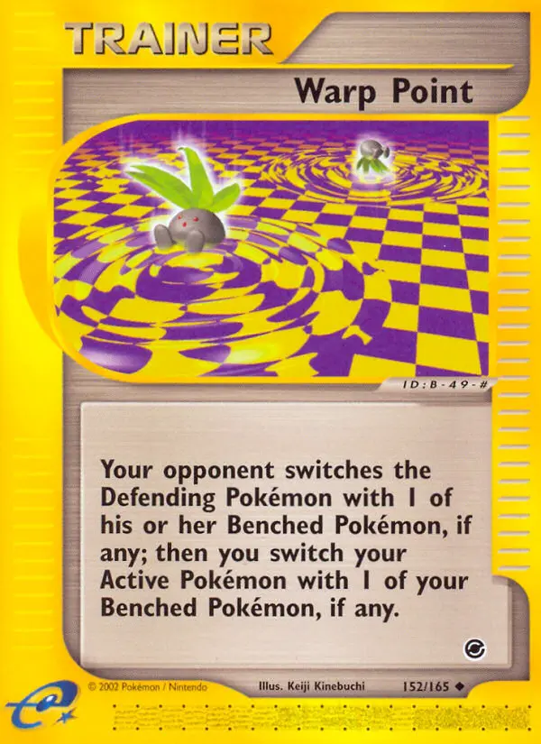 Warp Point Uncommon Pokemon card #152 from Expedition Base Set