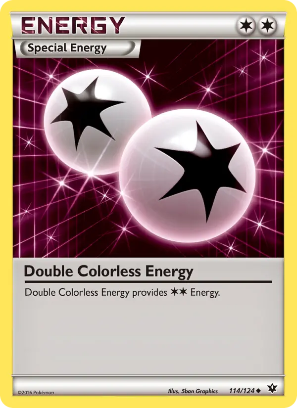 Double Colorless Energy Uncommon Pokemon card #114 from Fates Collide