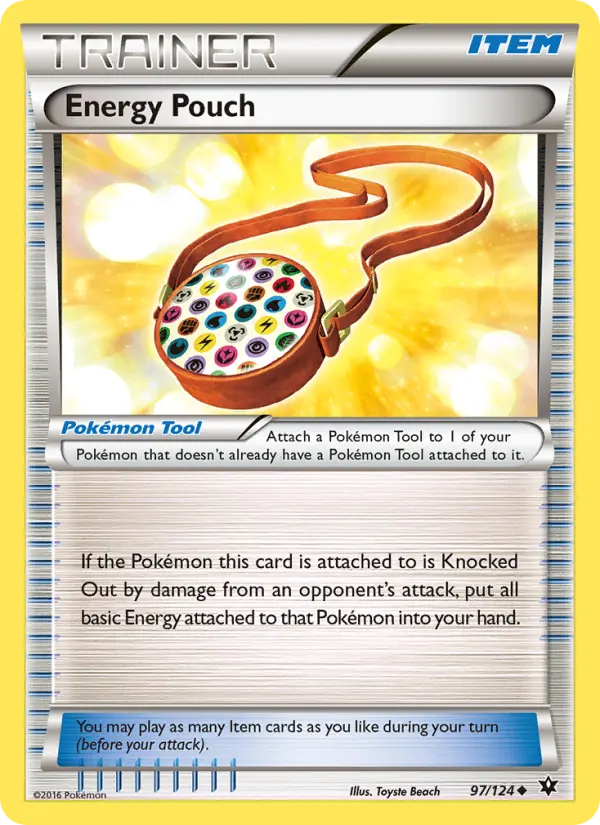 Energy Pouch Uncommon Pokemon card #97 from Fates Collide