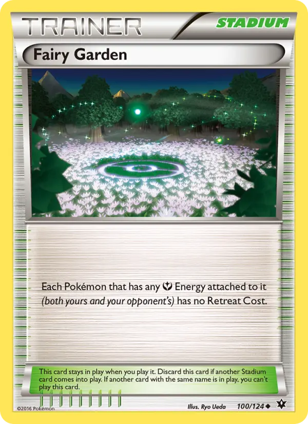 Fairy Garden Uncommon Pokemon card #100 from Fates Collide