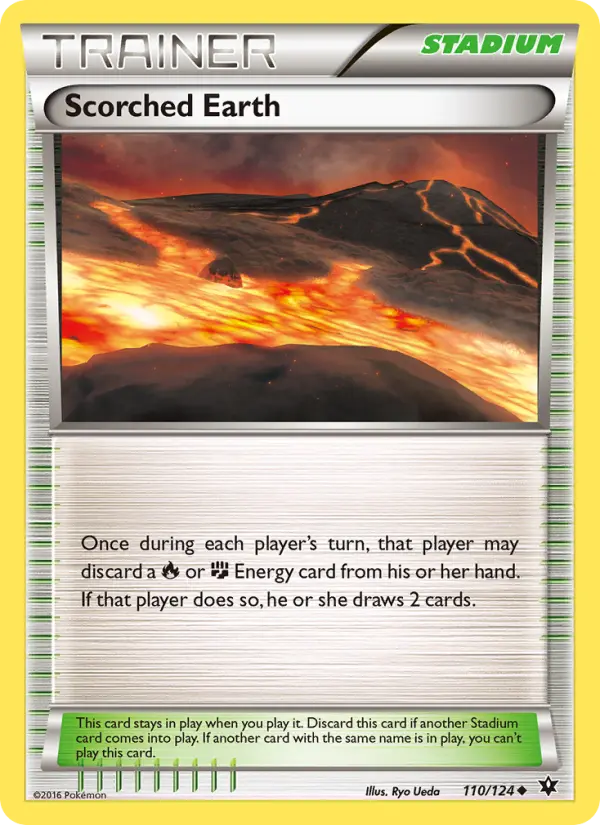 Scorched Earth Uncommon Pokemon card #110 from Fates Collide
