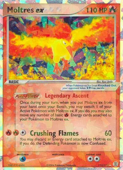 Moltres ex Rare Pokemon card #115 from FireRed & LeafGreen