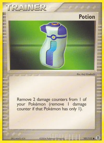 Potion Common Pokemon card #101 from FireRed & LeafGreen