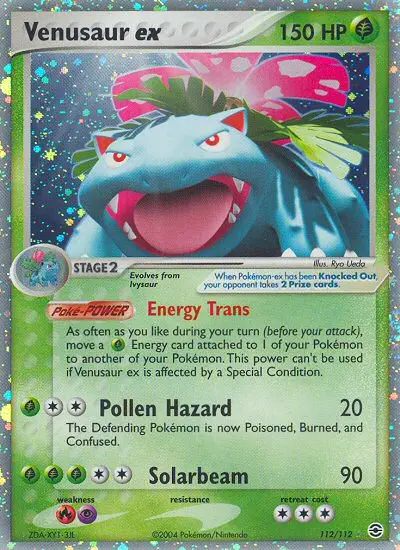 Venusaur ex Rare Pokemon card #112 from FireRed & LeafGreen
