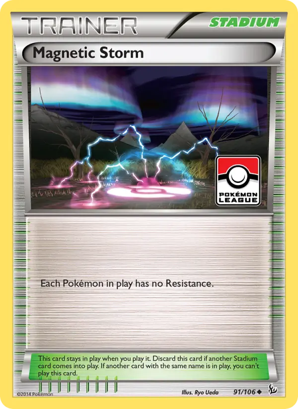 Magnetic Storm Uncommon Pokemon card #91 from Flashfire