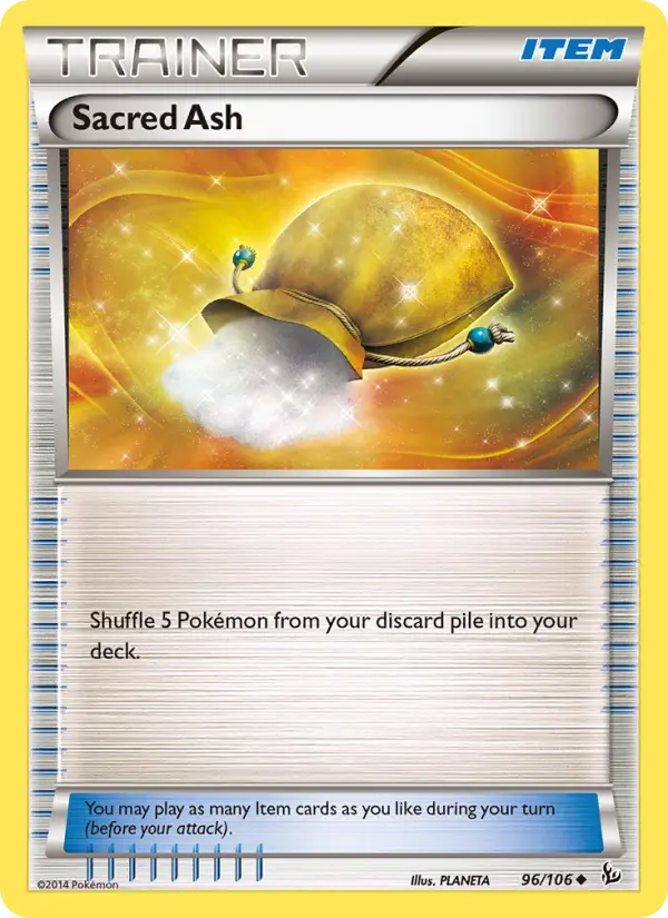 Sacred Ash Uncommon Pokemon card #96 from Flashfire