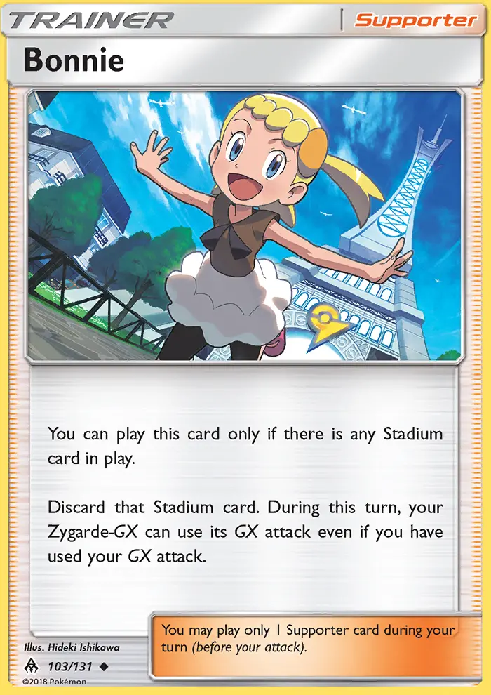 Bonnie Uncommon Pokemon card #103 from Forbidden Light