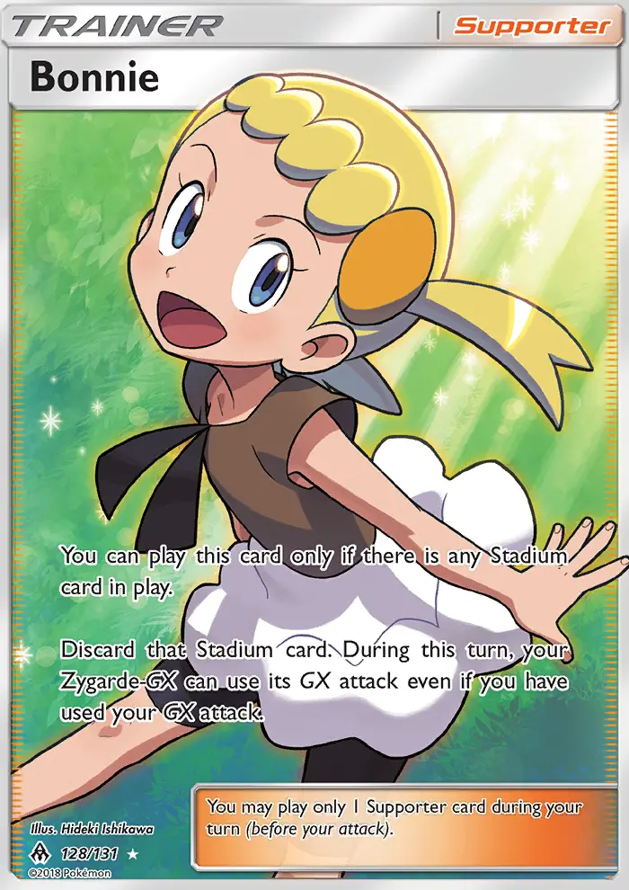 Bonnie Ultra Rare Pokemon card #128 from Forbidden Light