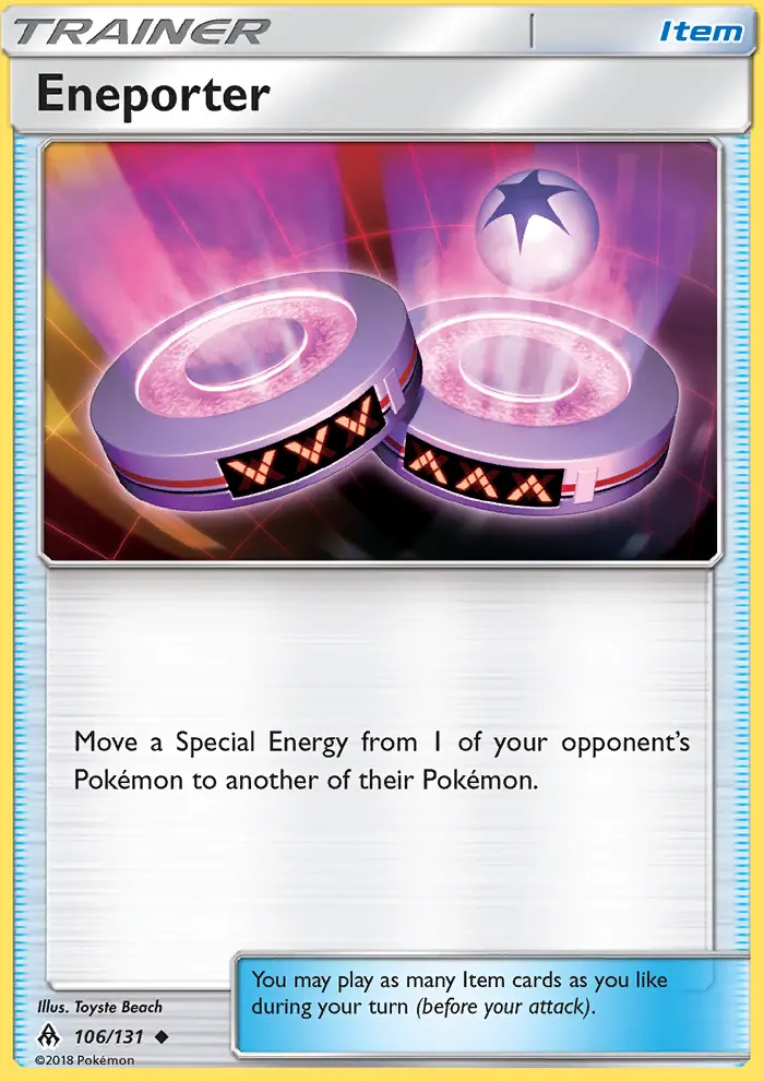 Eneporter Uncommon Pokemon card #106 from Forbidden Light