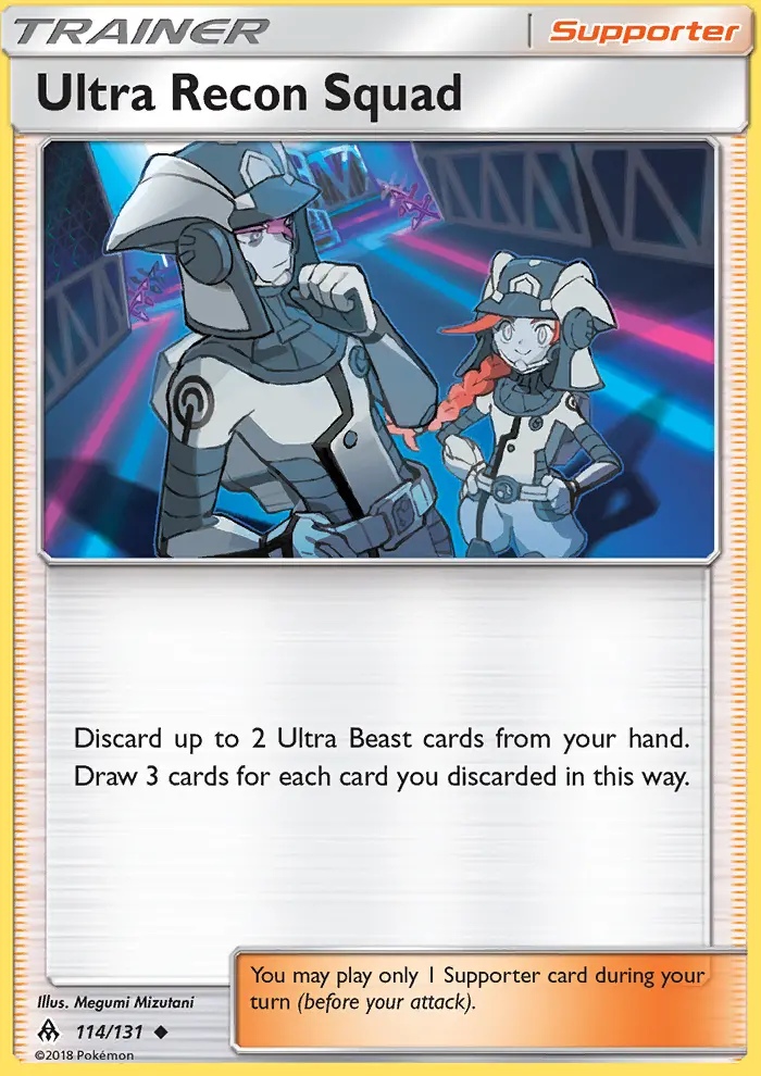 Ultra Recon Squad Uncommon Pokemon card #114 from Forbidden Light