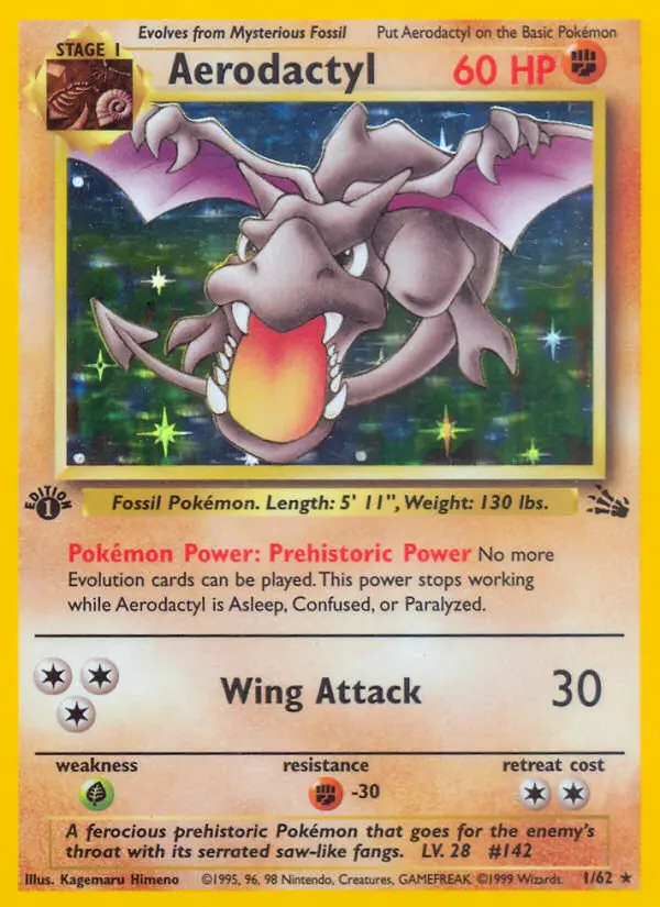 Fossil representative card artwork