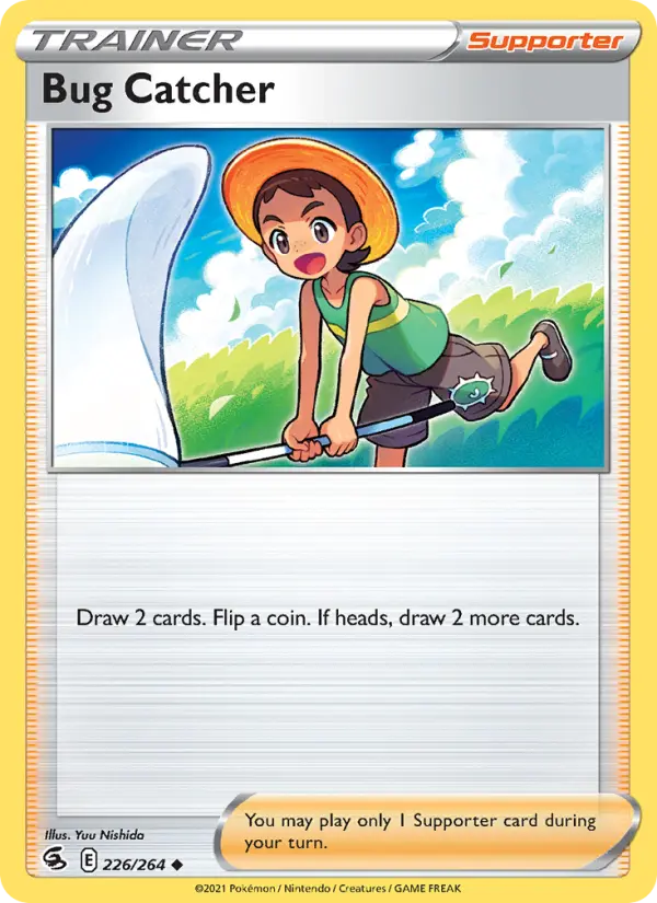 Bug Catcher Uncommon Pokemon card #226 from Fusion Strike
