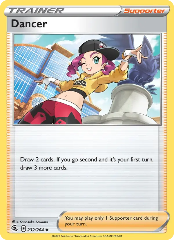 Dancer Uncommon Pokemon card #232 from Fusion Strike