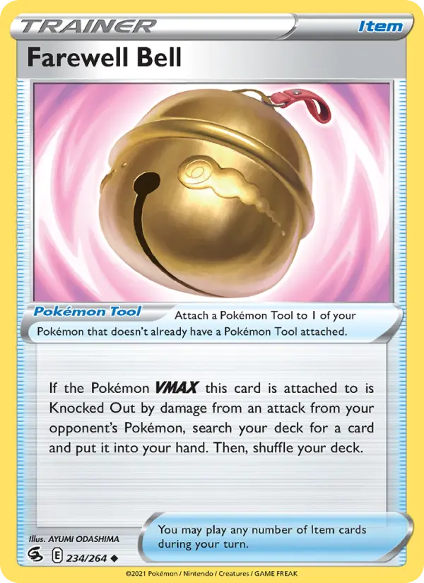 Farewell Bell Uncommon Pokemon card #234 from Fusion Strike