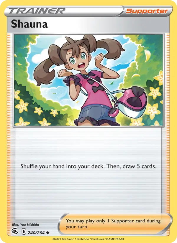 Shauna Uncommon Pokemon card #240 from Fusion Strike
