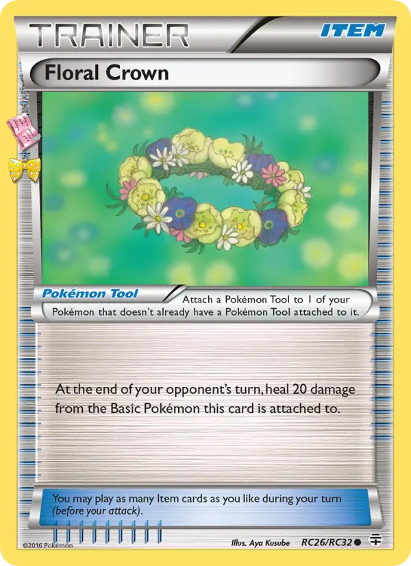 Floral Crown Common Pokemon card #RC26 from Generations