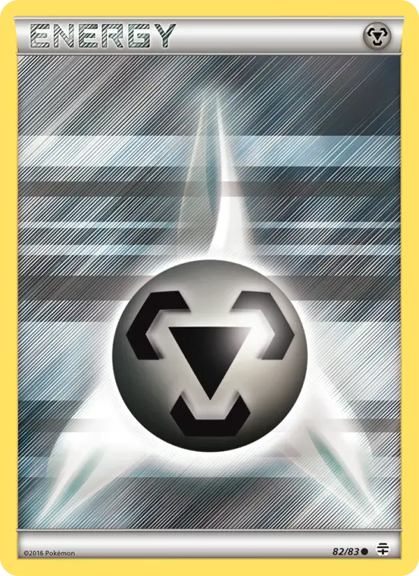 Metal Energy Common Pokemon card #82 from Generations