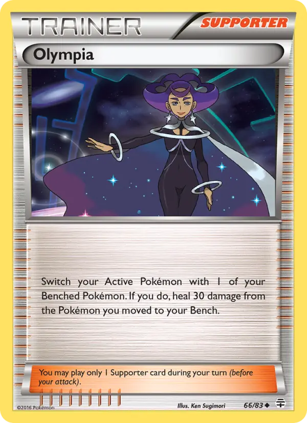 Olympia Uncommon Pokemon card #66 from Generations