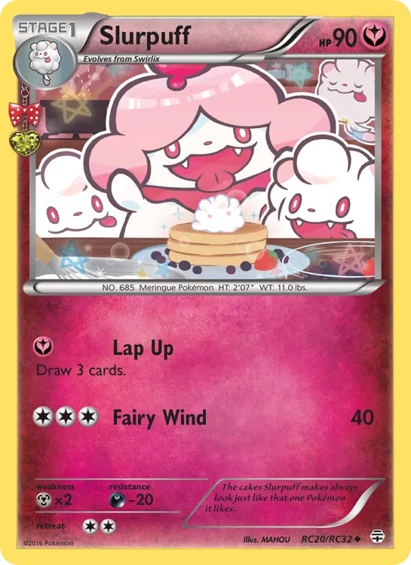 Slurpuff Uncommon Pokemon card #RC20 from Generations