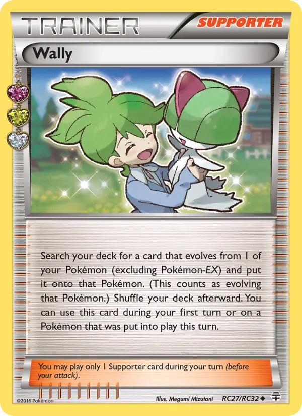 Wally Uncommon Pokemon card #RC27 from Generations