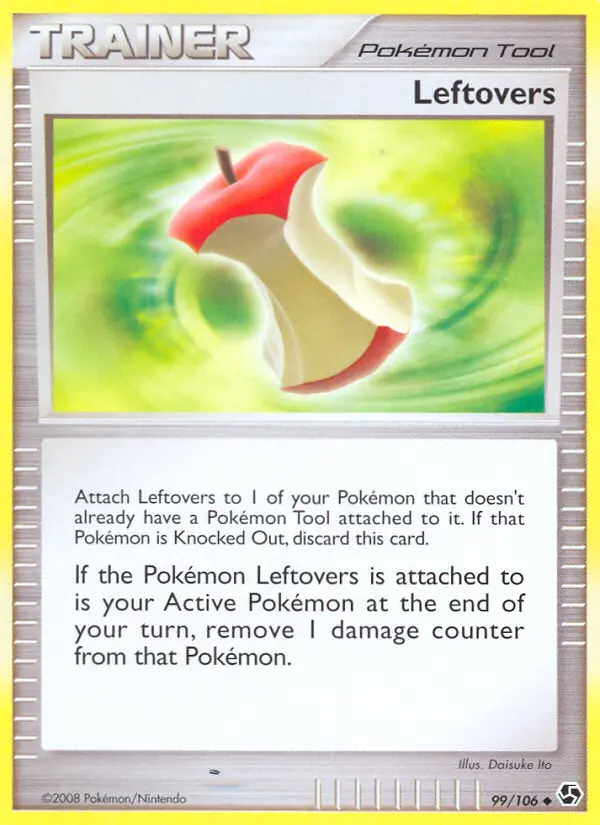Leftovers Uncommon Pokemon card #99 from Great Encounters