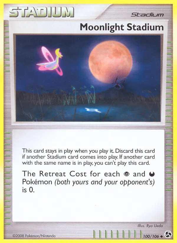 Moonlight Stadium Uncommon Pokemon card #100 from Great Encounters