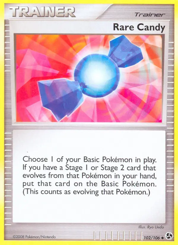 Rare Candy Uncommon Pokemon card #102 from Great Encounters