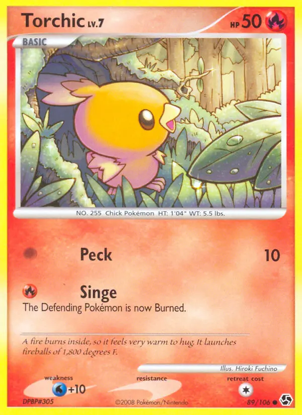Torchic Common Pokemon card #89 from Great Encounters