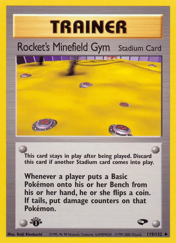 Rocket's Minefield Gym Uncommon Pokemon card #119 from Gym Challenge