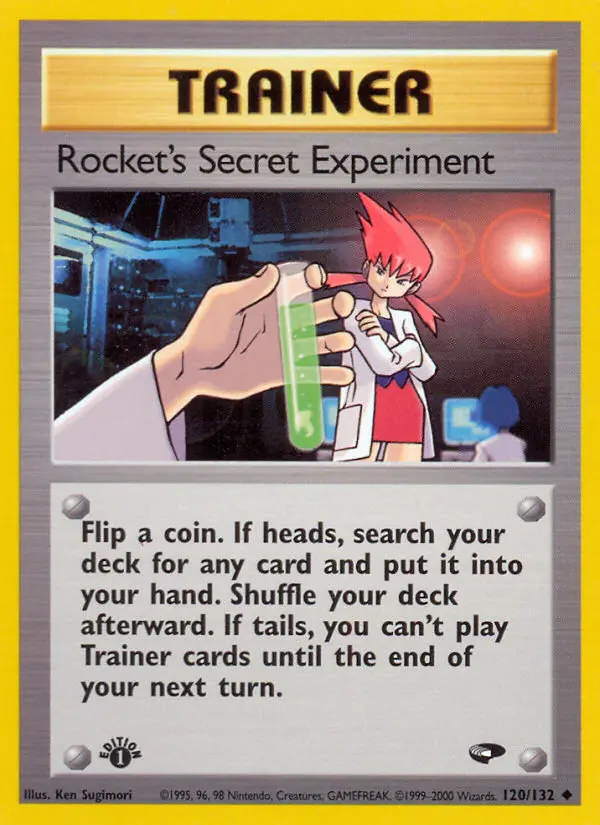 Rocket's Secret Experiment Uncommon Pokemon card #120 from Gym Challenge