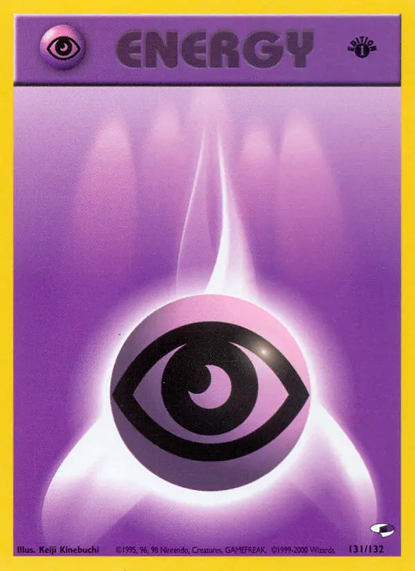 Psychic Energy Common Pokemon card #131 from Gym Heroes
