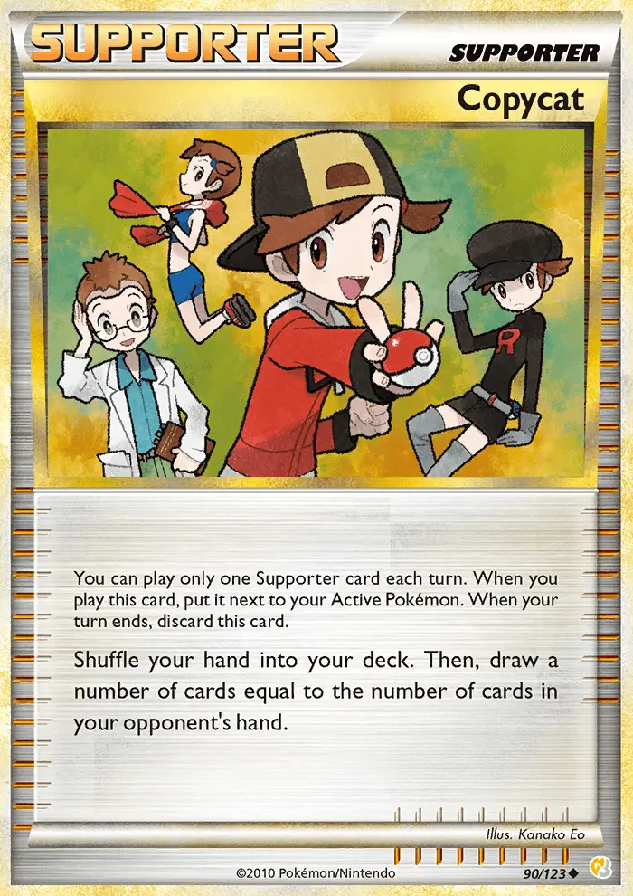 Copycat Uncommon Pokemon card #90 from HeartGold SoulSilver