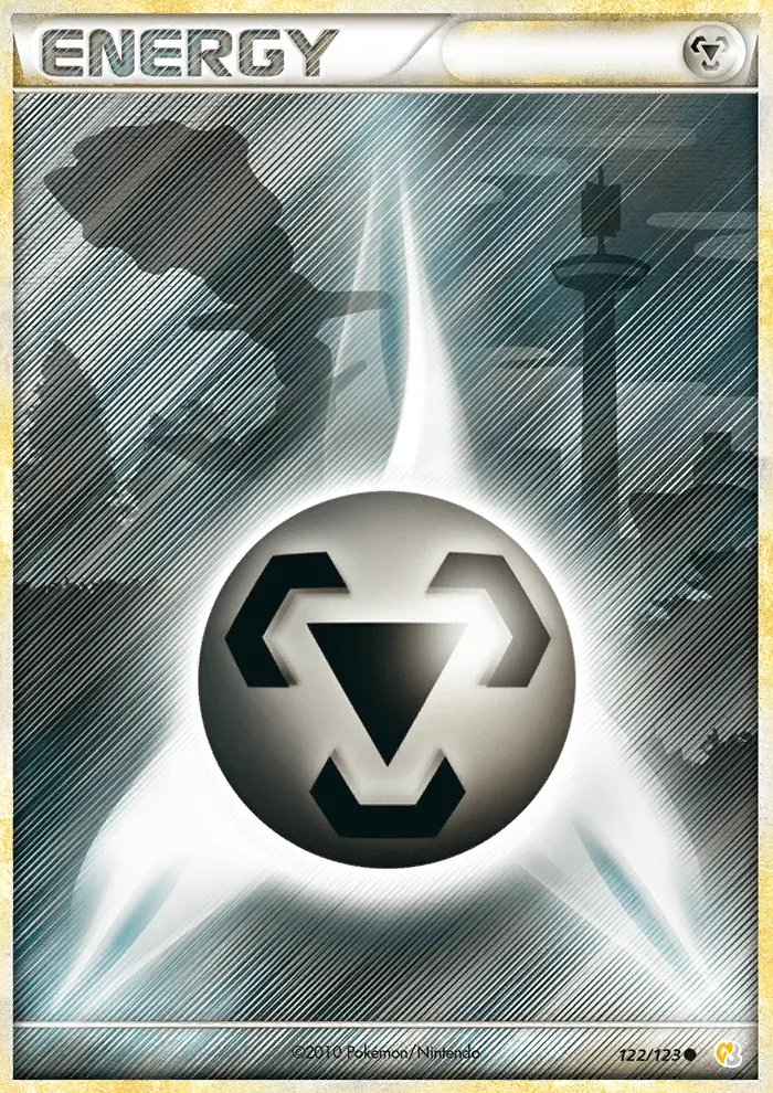 Metal Energy Common Pokemon card #122 from HeartGold SoulSilver