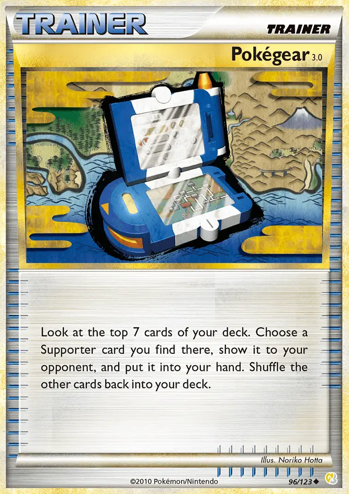Pokégear3.0 Uncommon Pokemon card #96 from HeartGold SoulSilver
