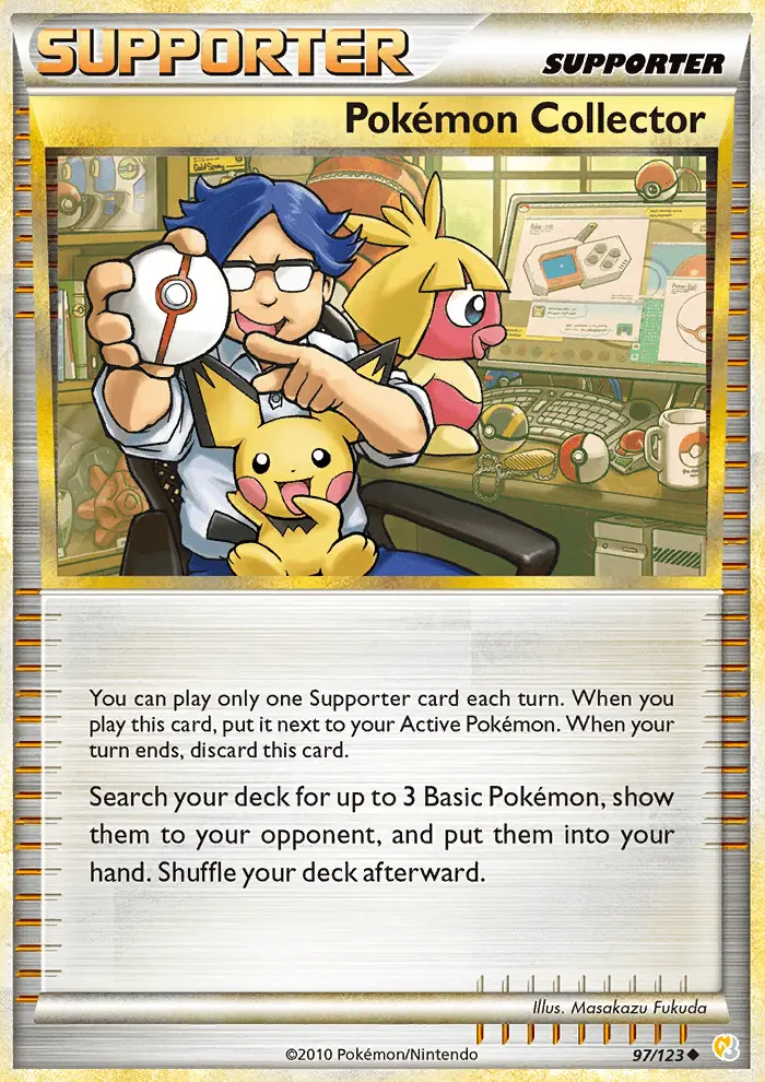 Pokémon Collector Uncommon Pokemon card #97 from HeartGold SoulSilver