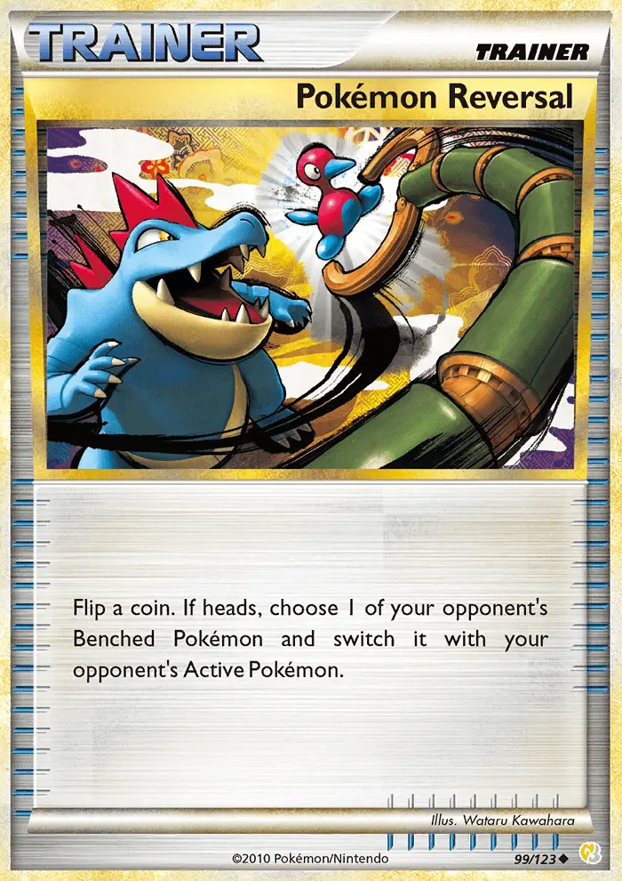 Pokémon Reversal Uncommon Pokemon card #99 from HeartGold SoulSilver
