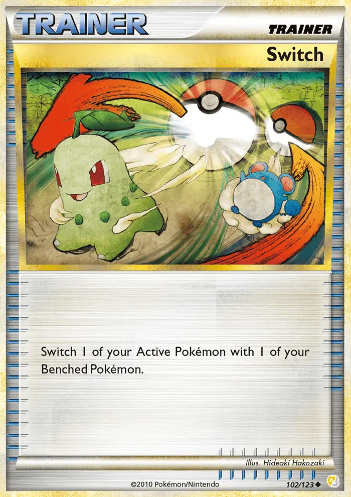 Switch Uncommon Pokemon card #102 from HeartGold SoulSilver
