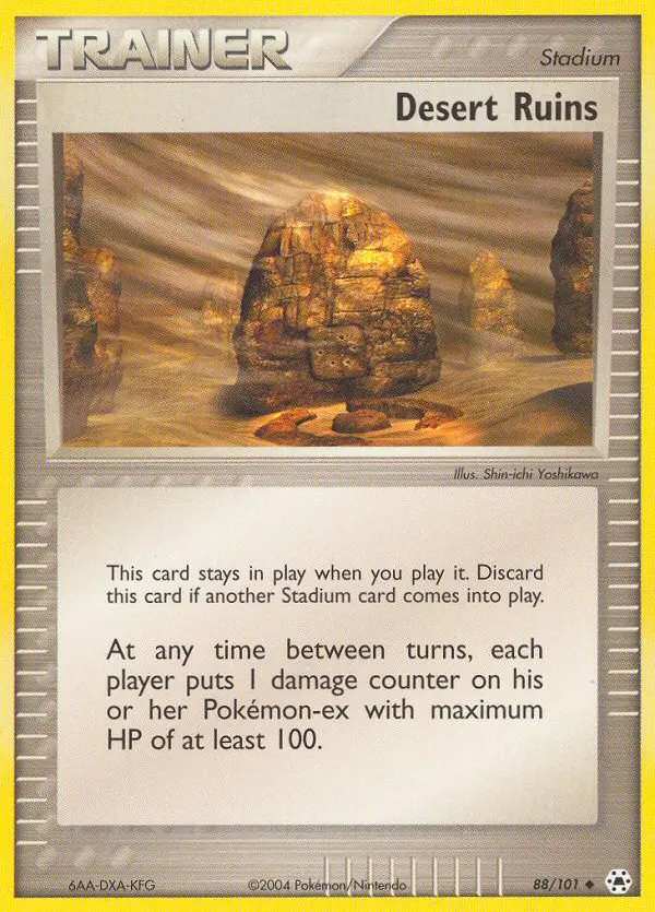 Desert Ruins Uncommon Pokemon card #88 from Hidden Legends