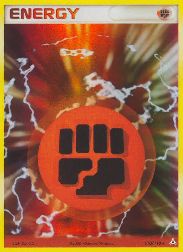 Fighting Energy Rare Pokemon card #110 from Holon Phantoms