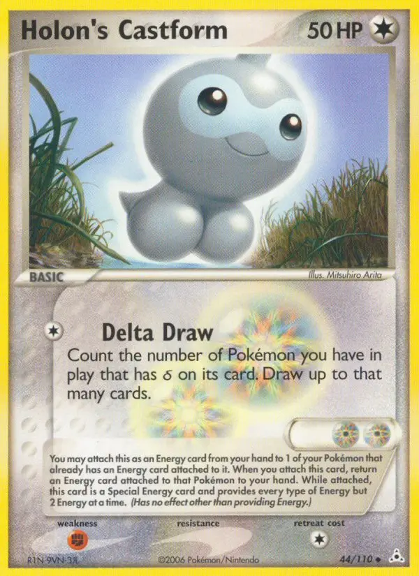 Holon's Castform Uncommon Pokemon card #44 from Holon Phantoms