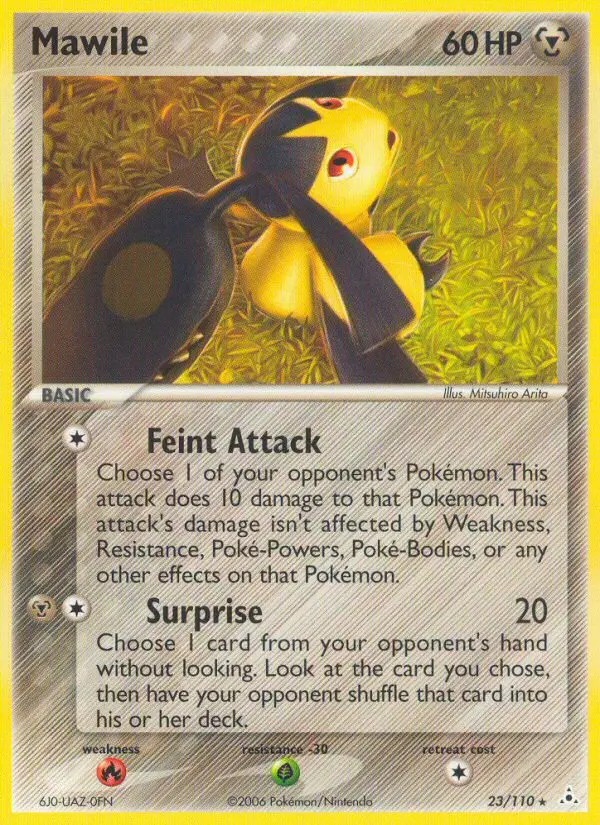 Mawile Rare Pokemon card #23 from Holon Phantoms
