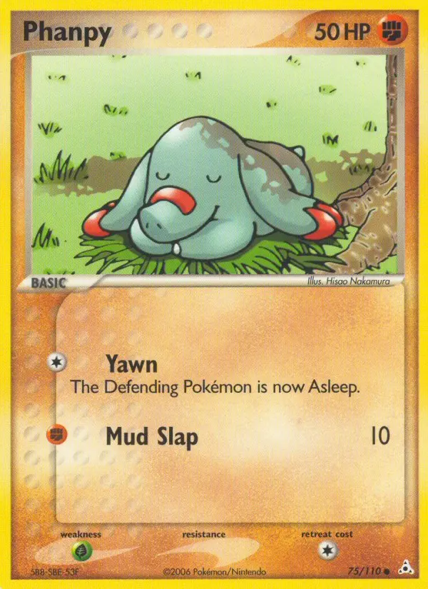 Phanpy Common Pokemon card #75 from Holon Phantoms