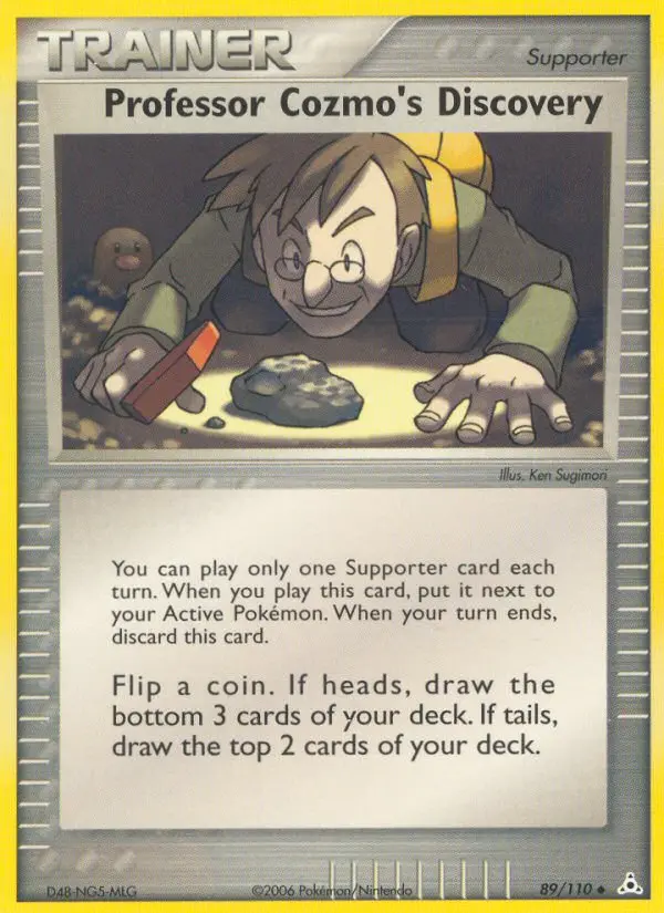 Professor Cozmo's Discovery Uncommon Pokemon card #89 from Holon Phantoms