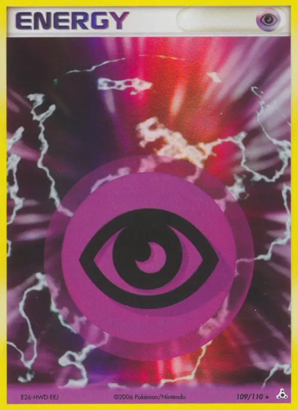 Psychic Energy Rare Pokemon card #109 from Holon Phantoms
