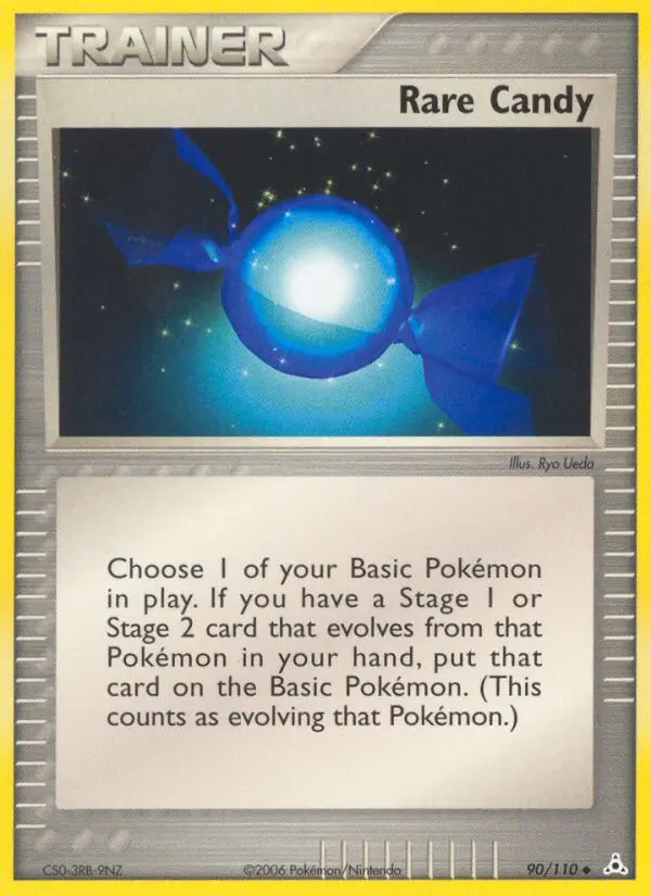Rare Candy Uncommon Pokemon card #90 from Holon Phantoms